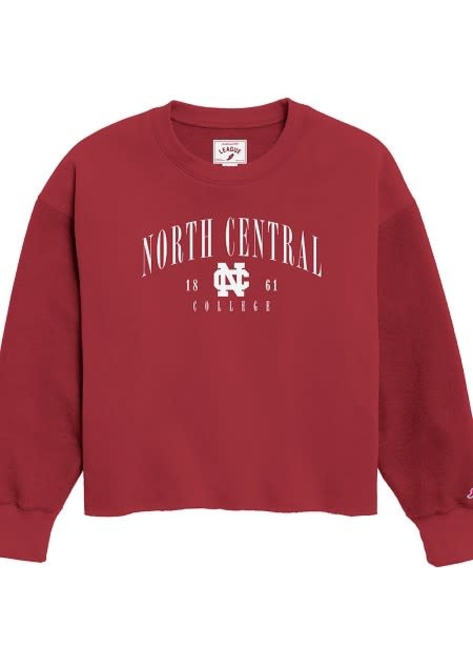 League / Legacy League RVF125 Women's Oversized Reverse Fleece Midi - Red