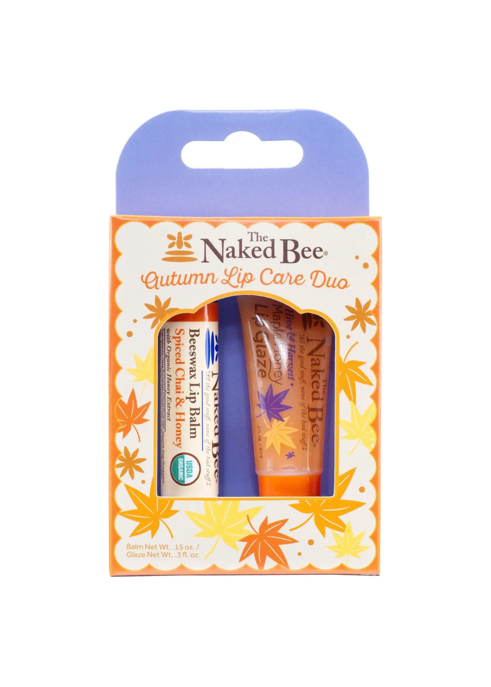 Naked Bee Naked Bee Autumn Lip Care Duo