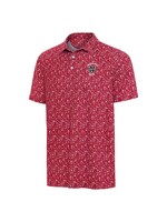 Antigua Antigua University Polo Dk Red/ White