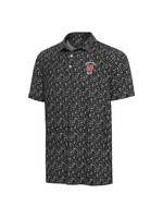 Antigua Antigua University Polo Black/ White