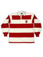 Barbarian NEW! NCC Stripe Rugby Red and White