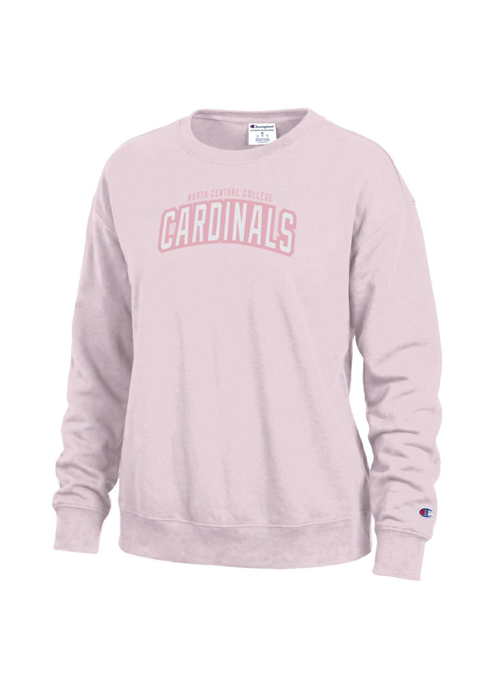 Champion Champion Women's Powerblend Crew Glitter Cardinals - Lilac Pink