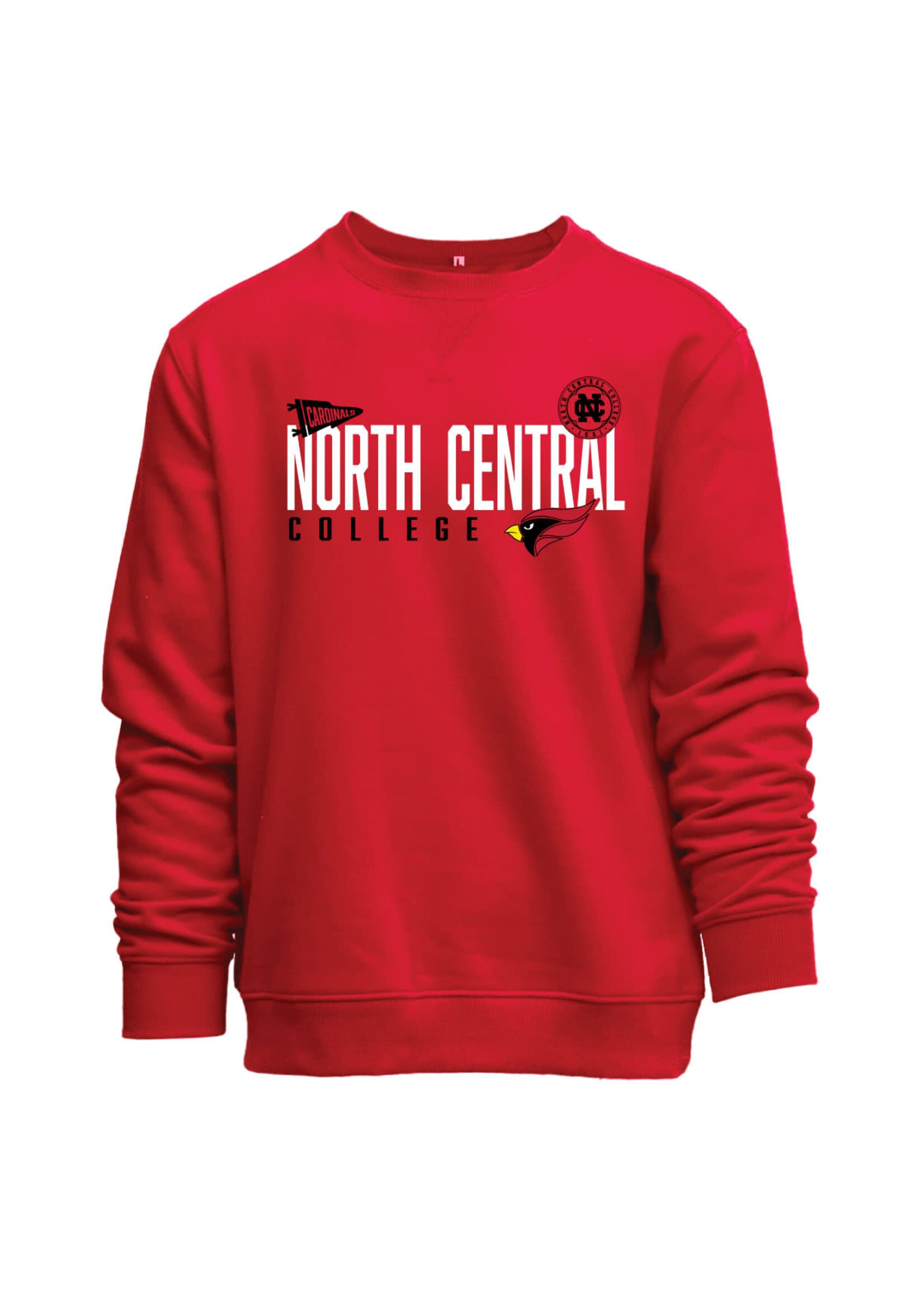 Camp David Camp David Everyday Crew w/seal and pennant design - Racing Red