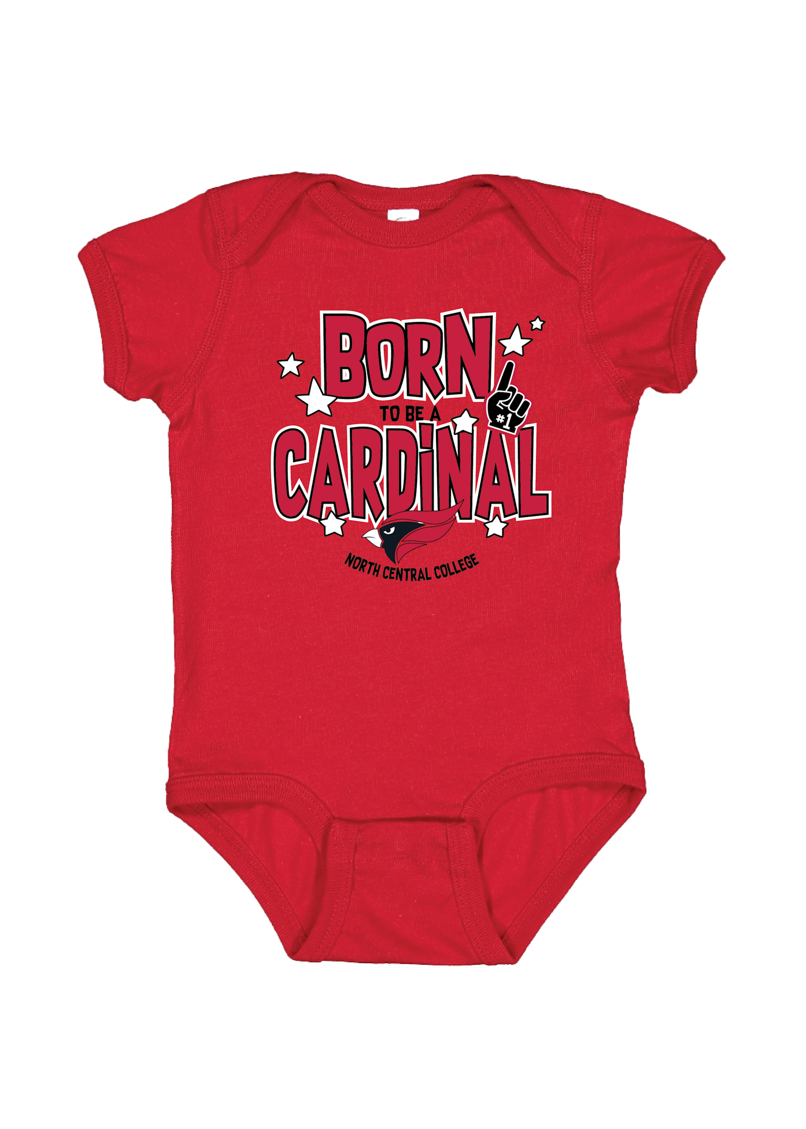 TRT Classics TRT Born To Be a Cardinal Infant Onesie RED