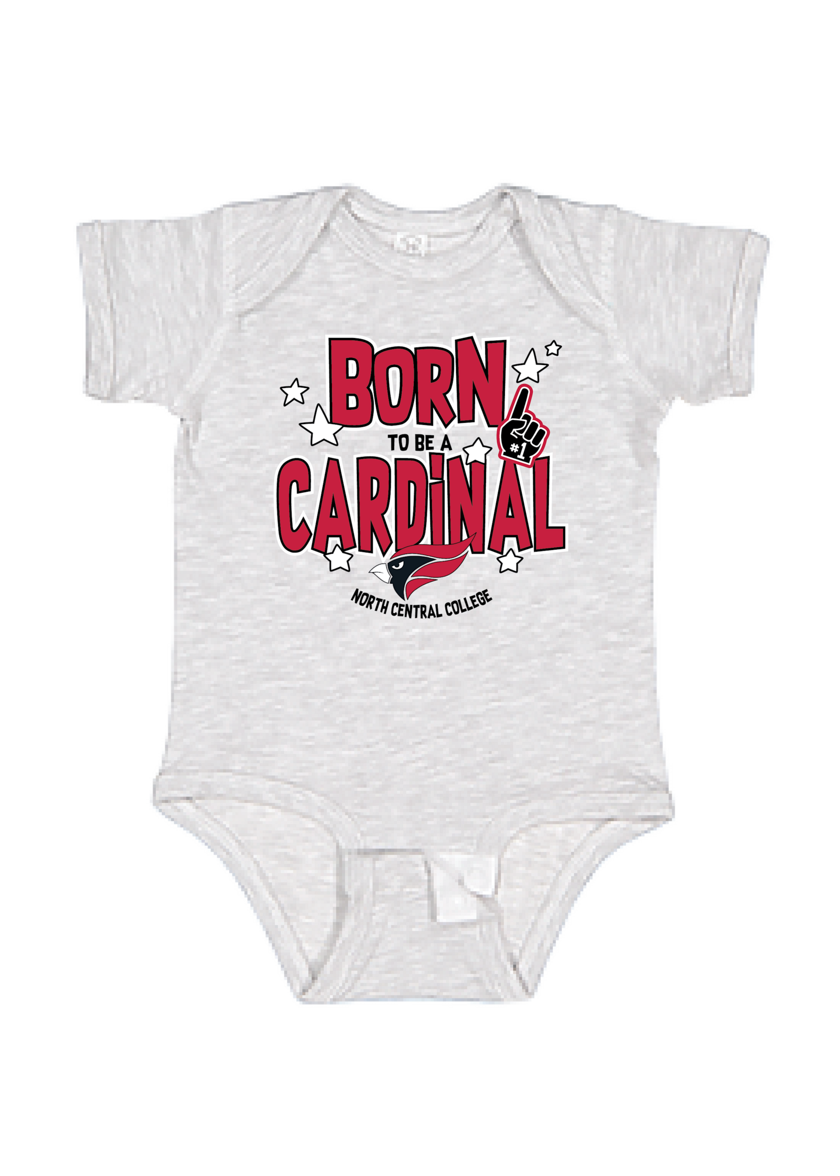 TRT Classics TRT Born To Be a Cardinal Infant Onesie ASH