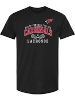 College House Name Drop Shirt in black  - Lacrosse