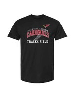 College House Name Drop Shirt in black  - Track and Field