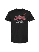 College House Name Drop Shirt in black  - Football