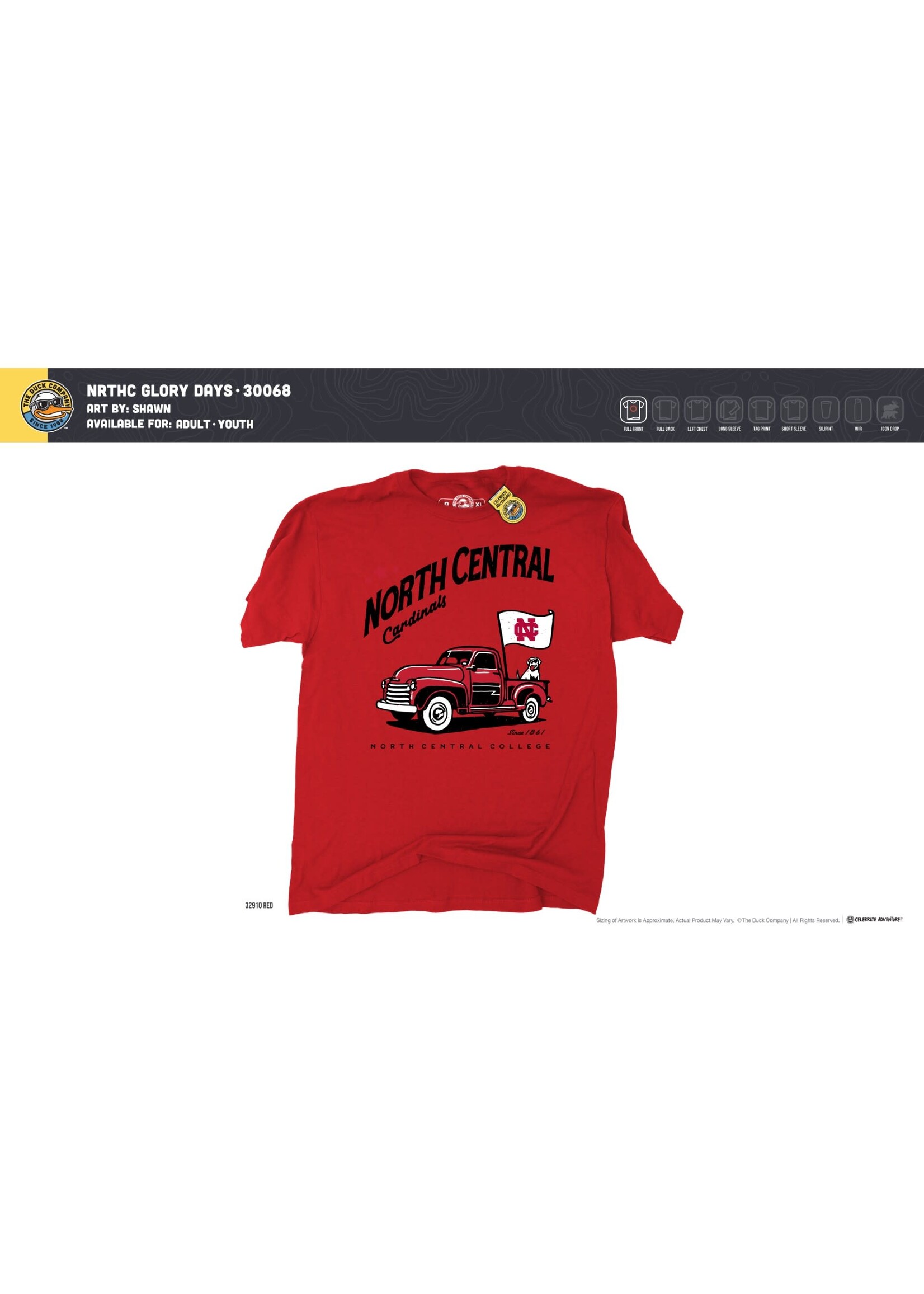 Duck Company Duck Company Glory Days Tee Midweight Cotton Tee