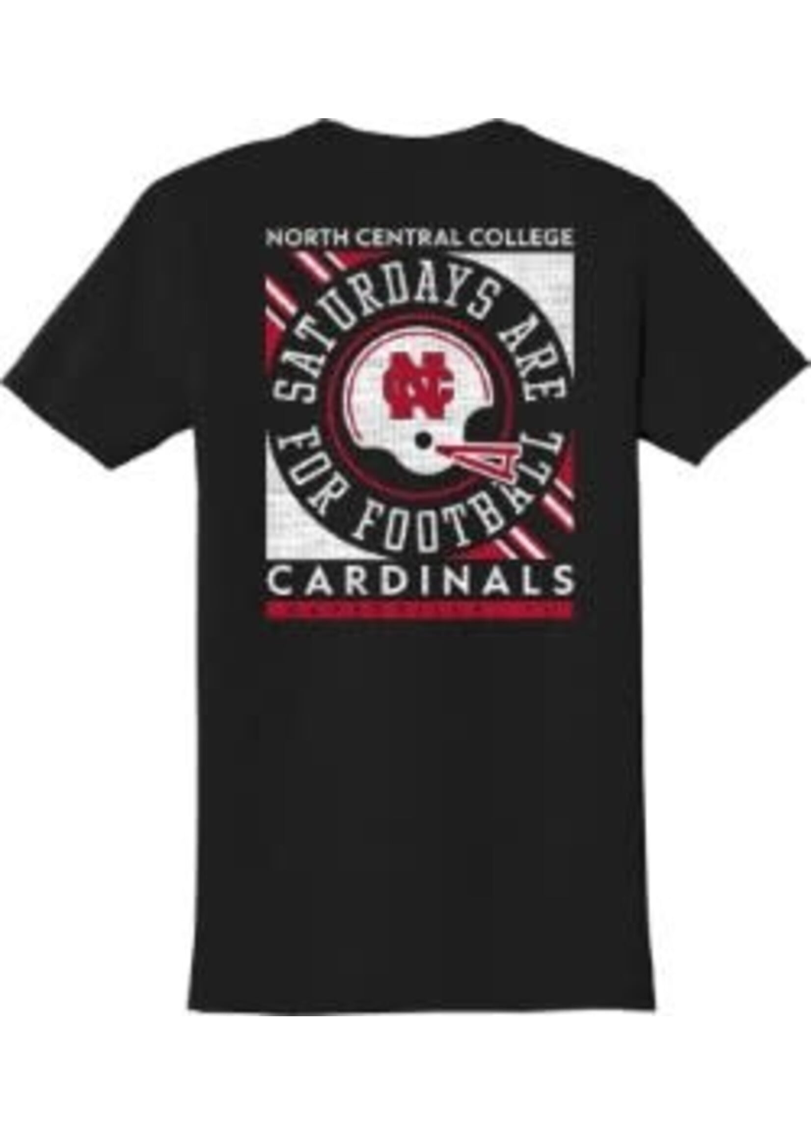 College House Saturdays are for Football Shirt in black