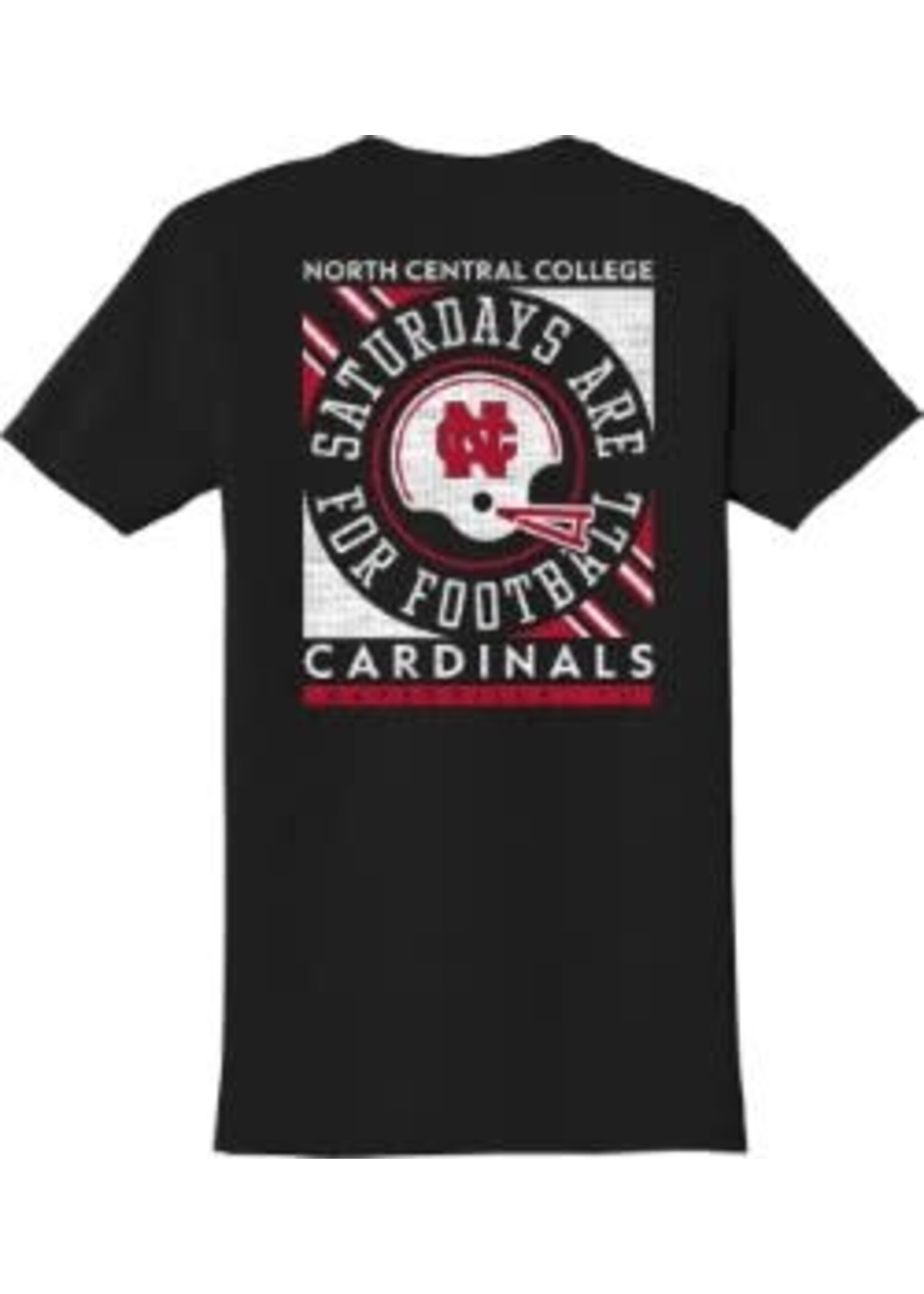 College House Saturdays are for Football Shirt in black