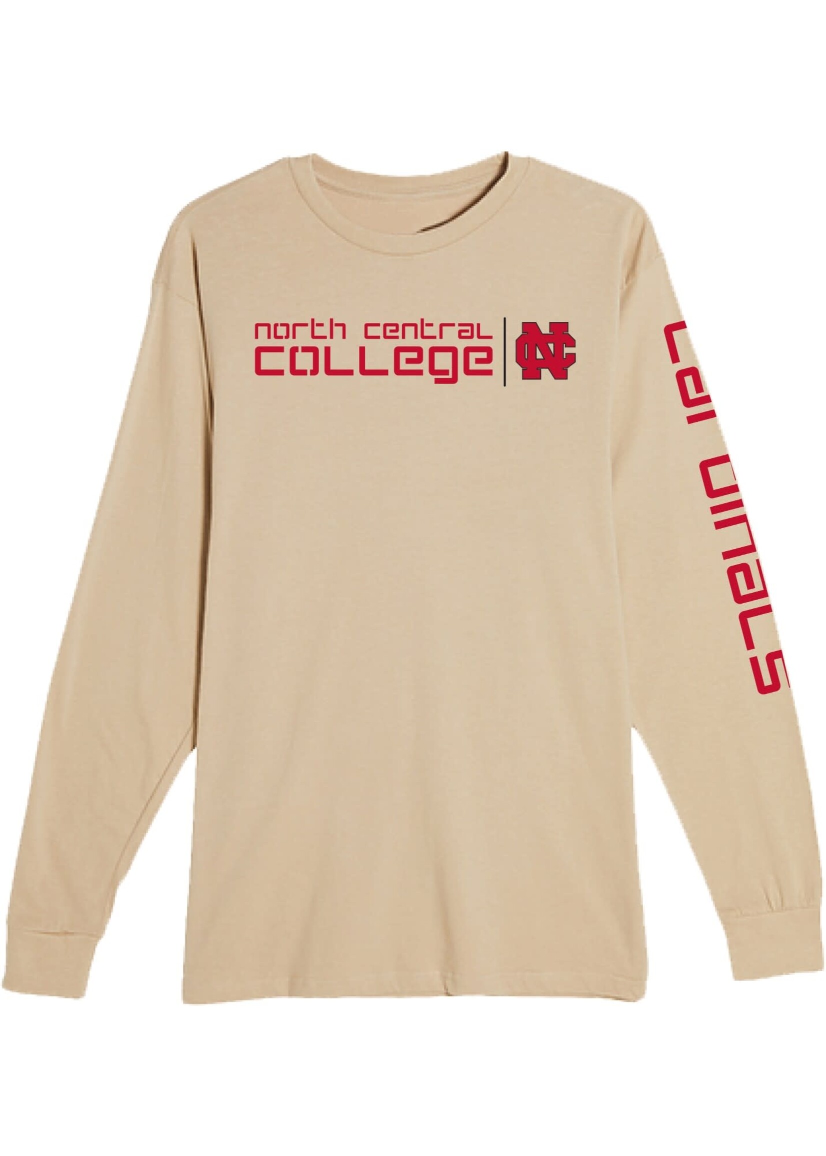 College House New Winter 2023 Long Sleeve Tee in mushroom color