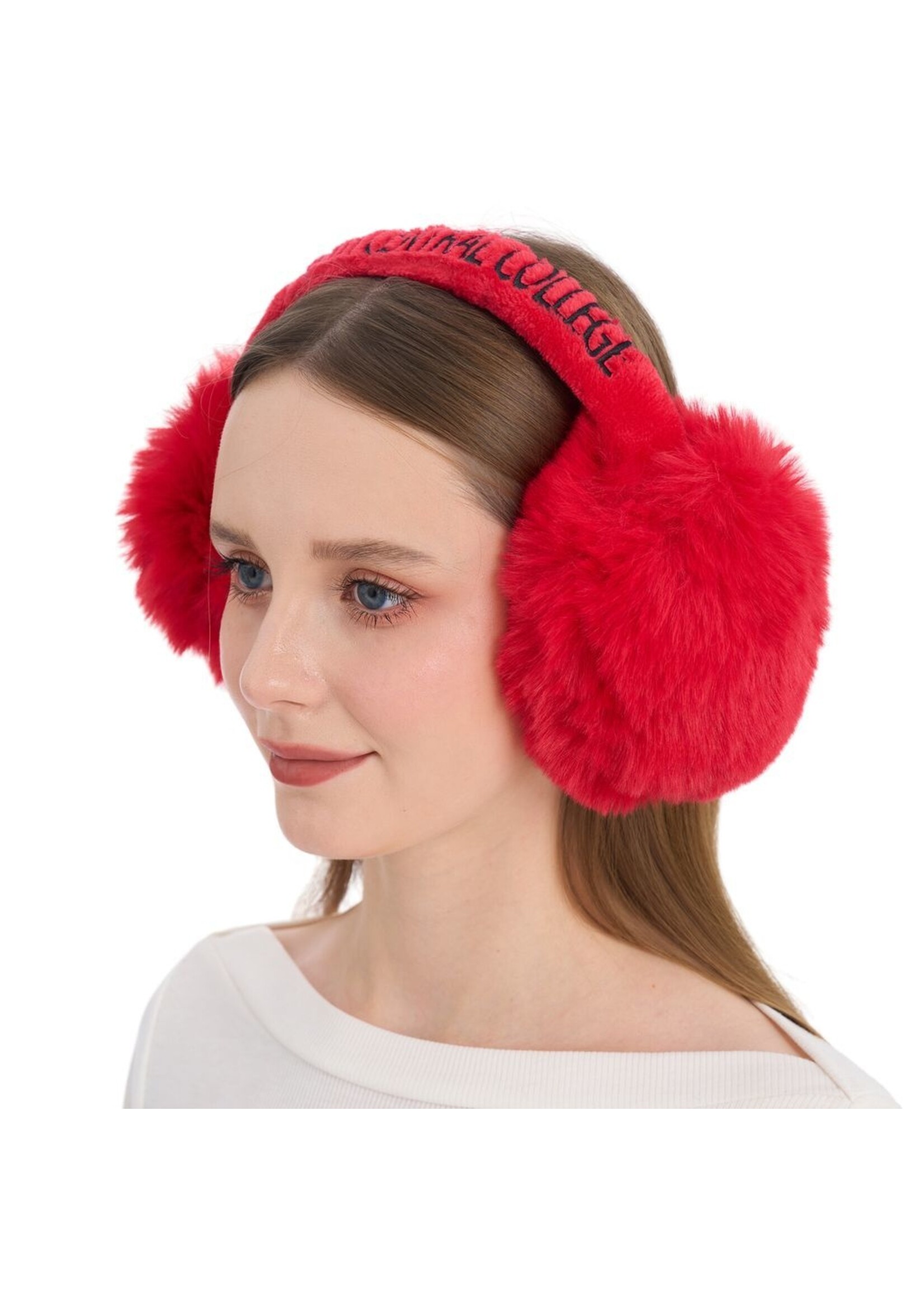Zoozatz Zoozatz Fluffy Earmuff Red