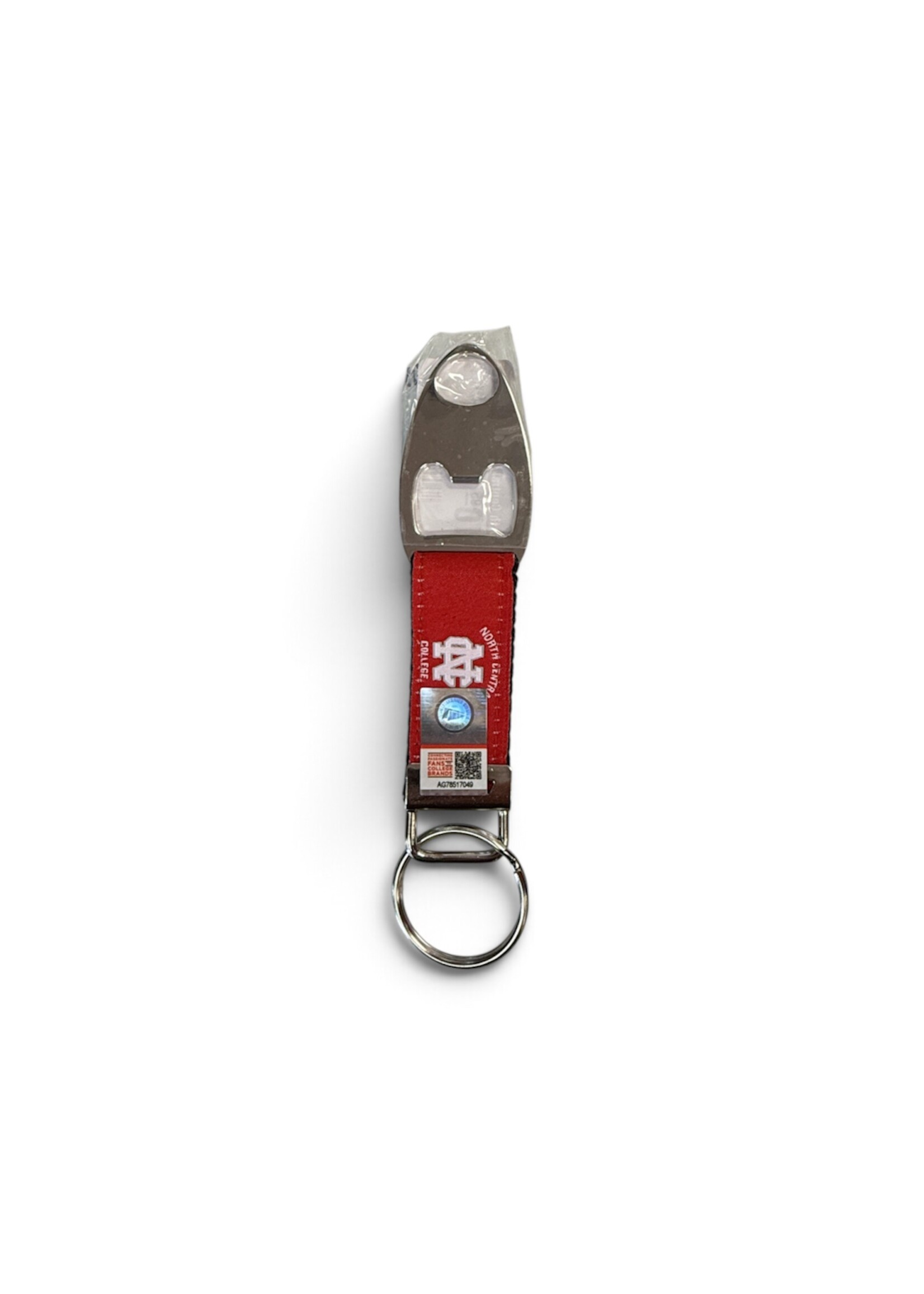 Stadium Spot NCC Red Ribbon Key Chain w/ opener