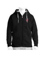 Antigua Antigua Victory Full Zip 2.5 Inch Logo Black  TALL