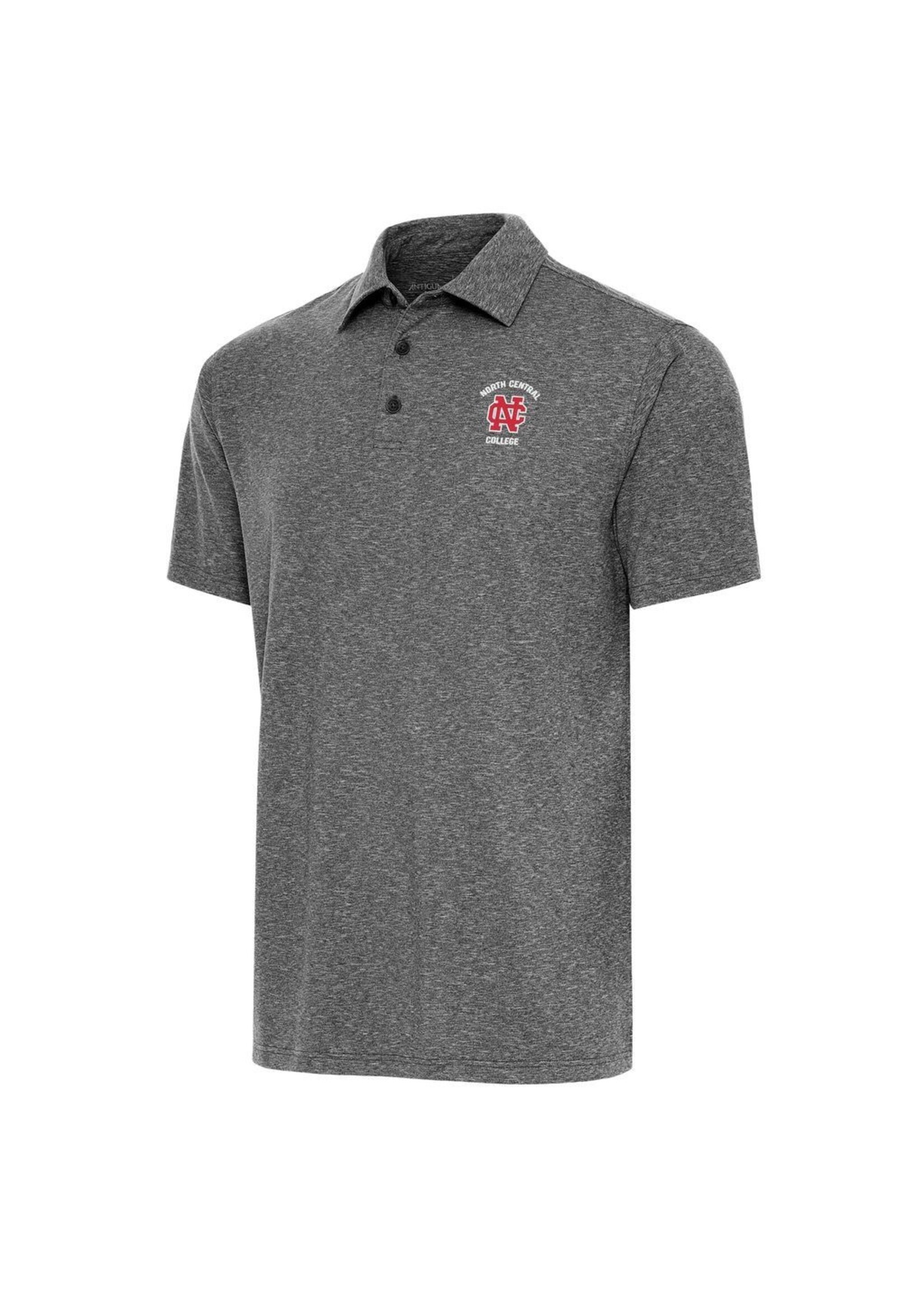 Antigua Antigua Par 3 Polo Black Heather  - TALL