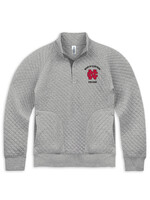 New Agenda New Agenda Ladies Grey Quilted Snap Fleece