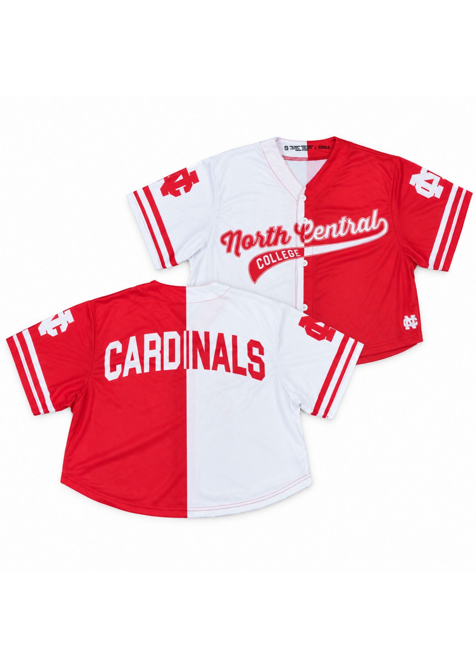 Summit Women's Sublimated Crop Baseball Top