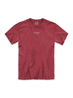 New Agenda Comfort Color Small Text Embroidered Tee