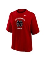 Nike Women's Nike Short Sleeve  Cotton Boxy Tee Red