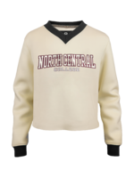 Summit Summit SS6142 Applique V Neck Fleece Cream w/ Black