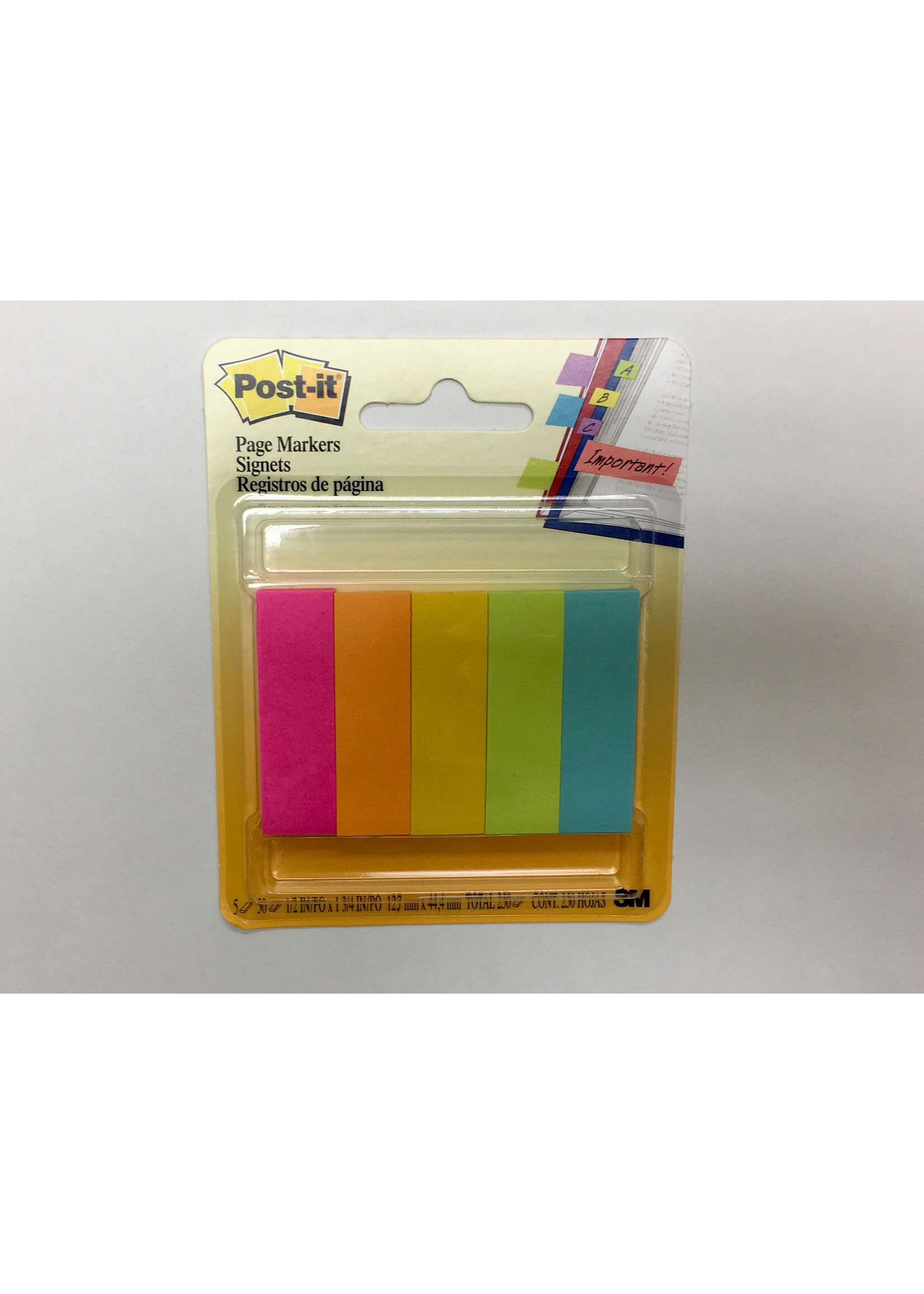 Post-It Post-It Page marker Five Color Pack