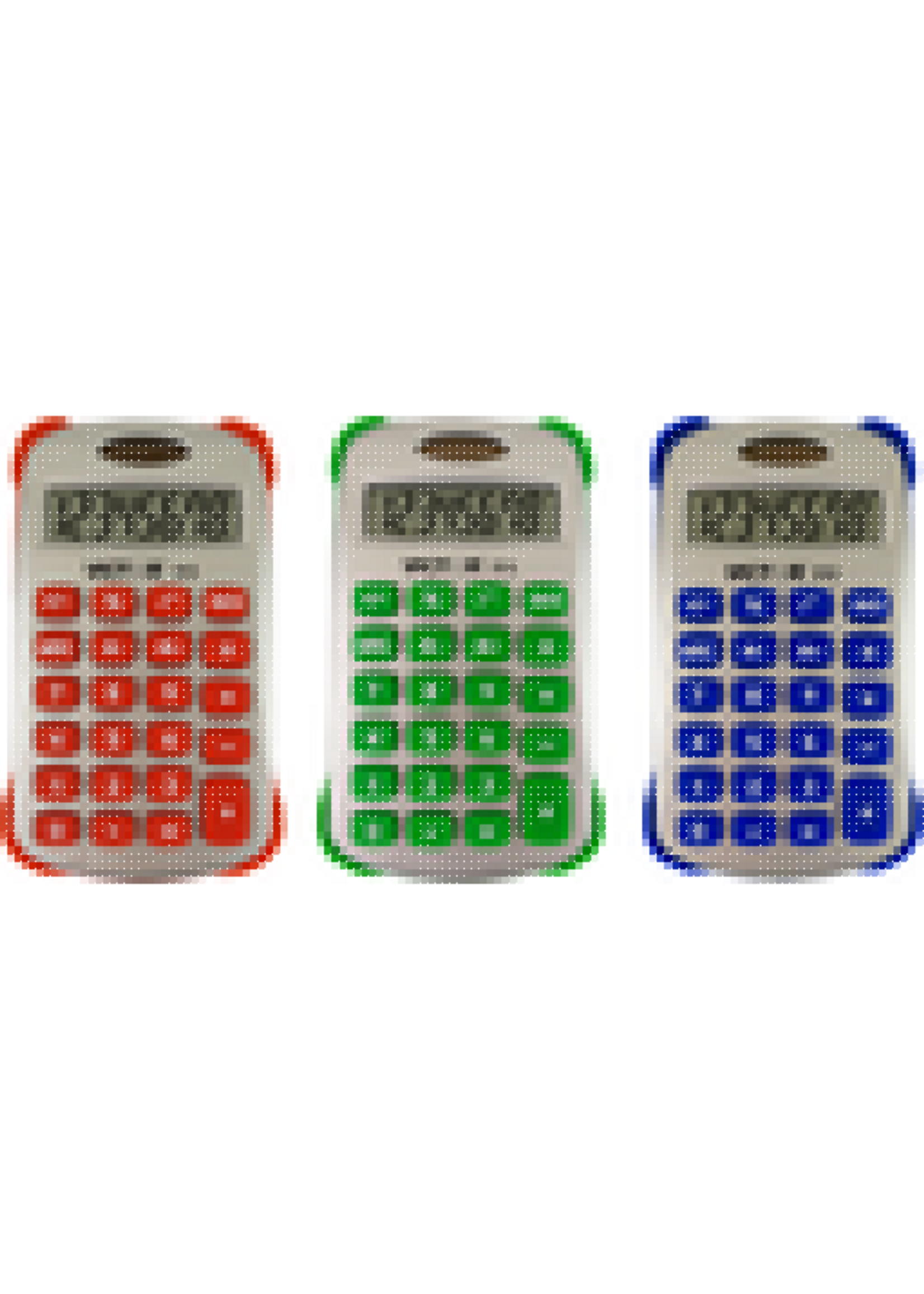 Victor Technology 910 Handheld Calculator w/Cover(Asst)