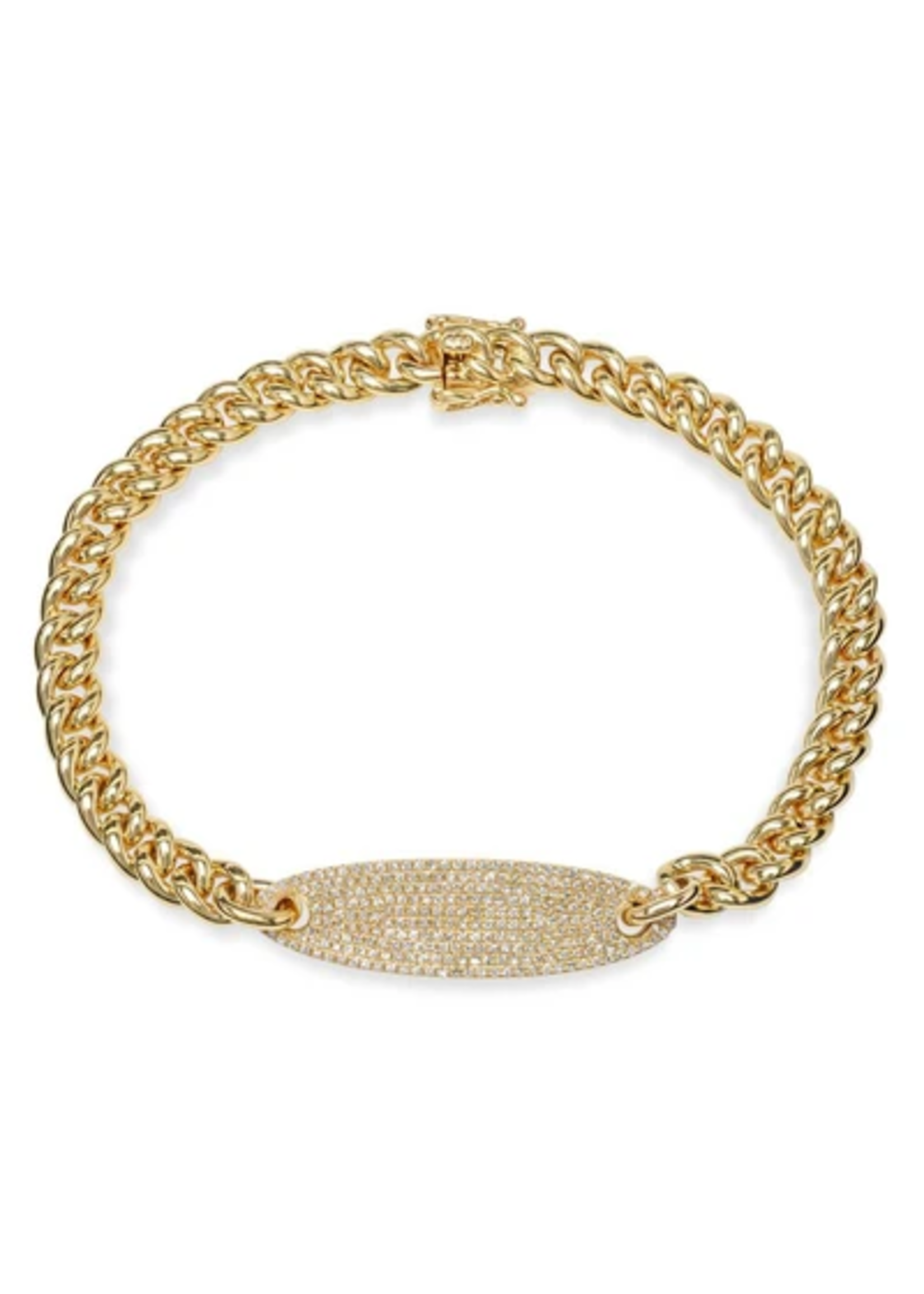 Jill Alberts Diamond Pave Chain Bracelet