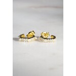 Bishop  Huggie Earrings