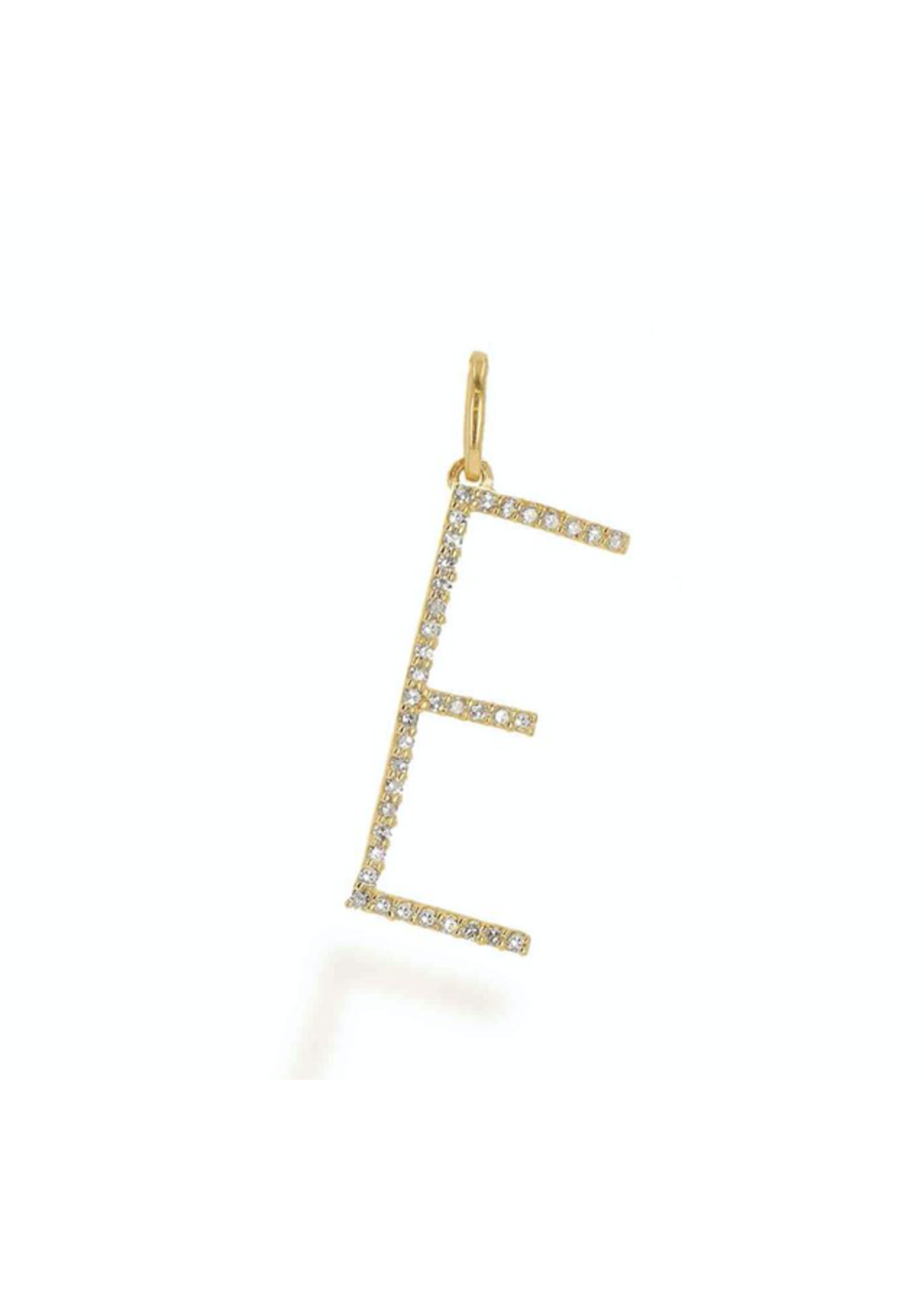 Rachel Reid  Oversized Diamond Letter Charm