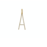 Rachel Reid Oversized Diamond Letter Charm