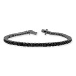 Jill Alberts Black Diamond Tennis Bracelet