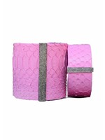 S. Carter Designs Pink Python Cuff