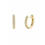 Jill Alberts Diamond Huggie Earrings