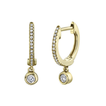 Jill Alberts Diamond Huggie Earrings