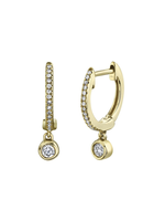 Jill Alberts Diamond Huggie Earrings