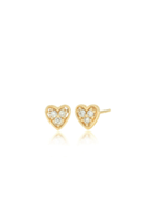Rachel Reid SINGLE Mini Diamond Heart Stud Earring