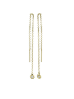 Jill Alberts Diamond Threader Earrings 0.04ct