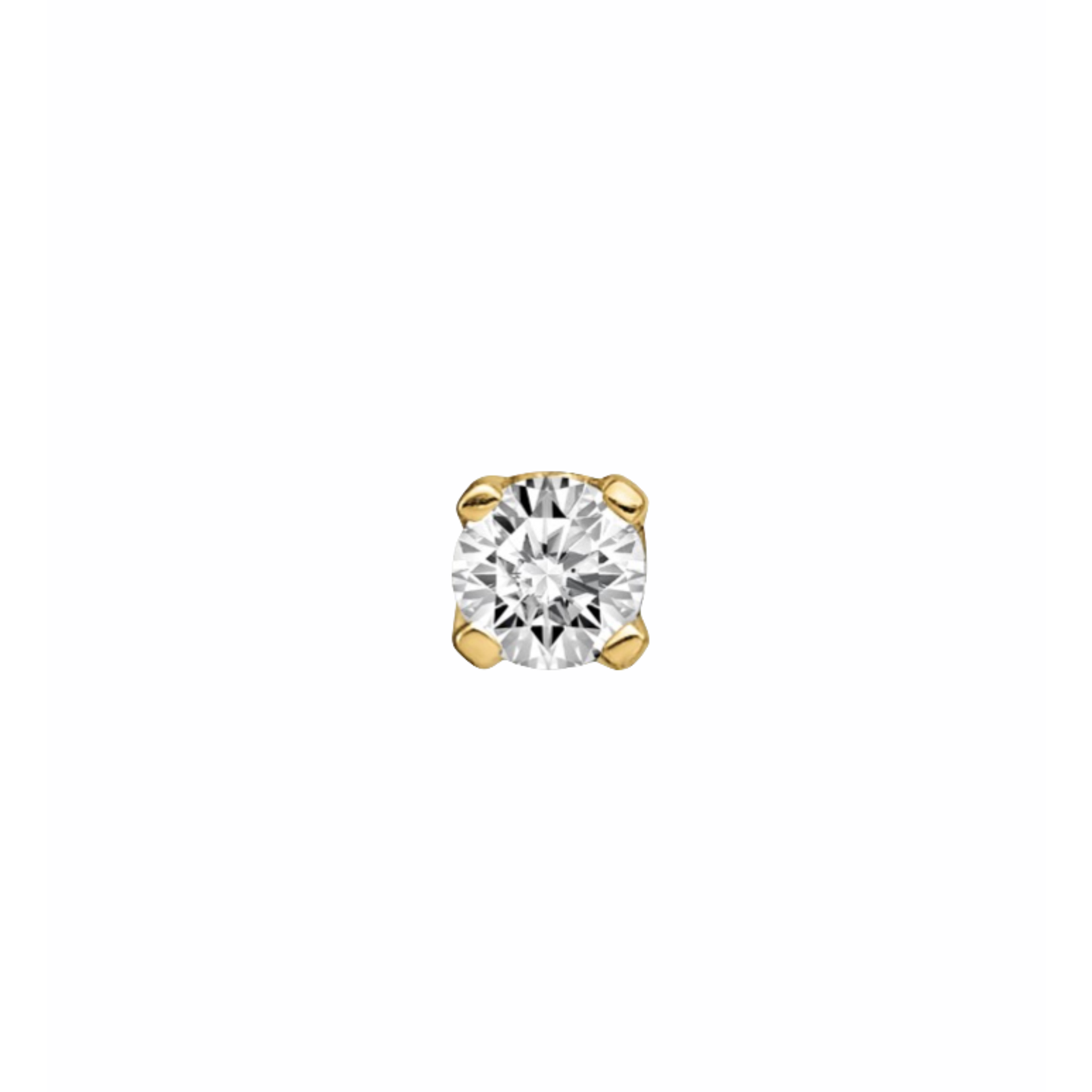 Jill Alberts Single Diamond Stud Earring