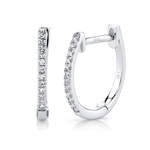 Jill Alberts Diamond Huggie Earrings