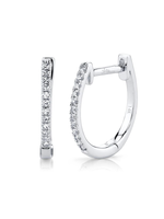 Jill Alberts Diamond Huggie Earrings
