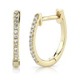 Jill Alberts Diamond Huggie Earrings