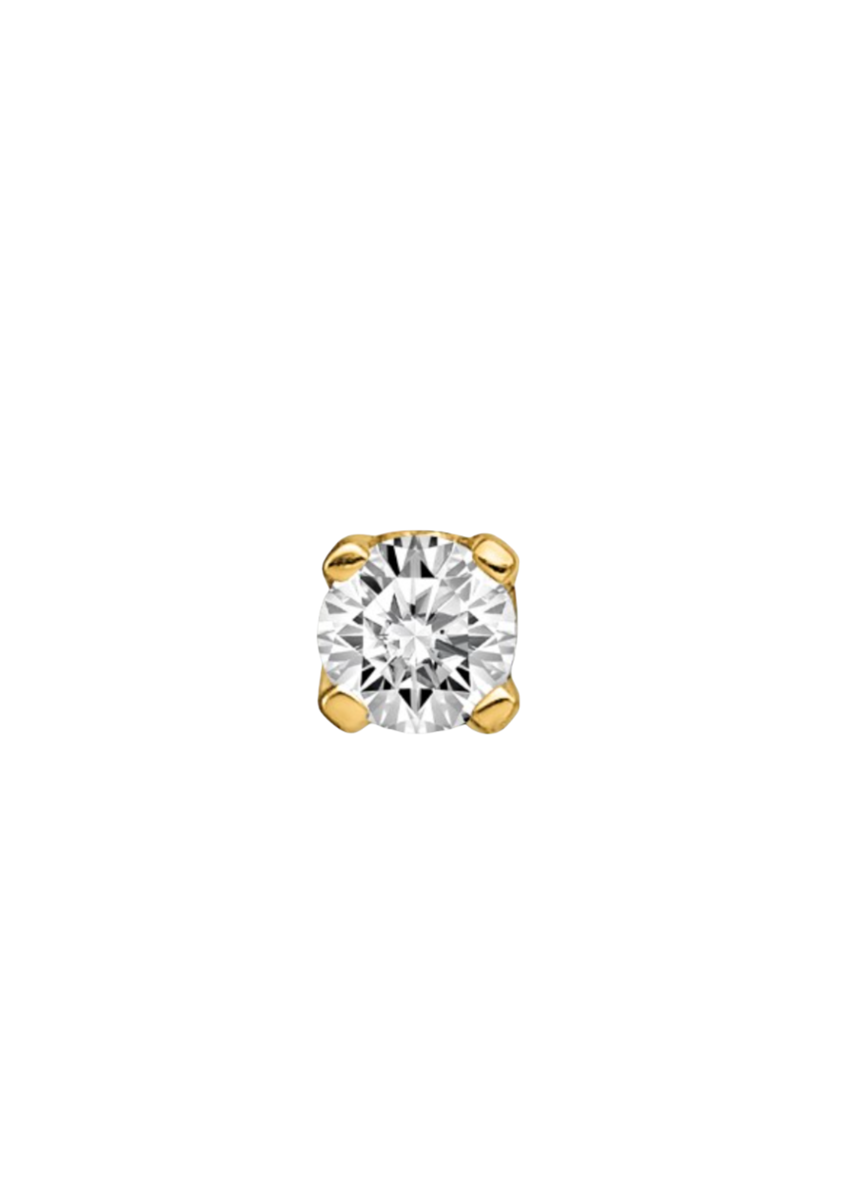 Jill Alberts Single Diamond Stud Earring