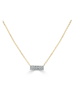 Jill Alberts Diamond Bar Necklace