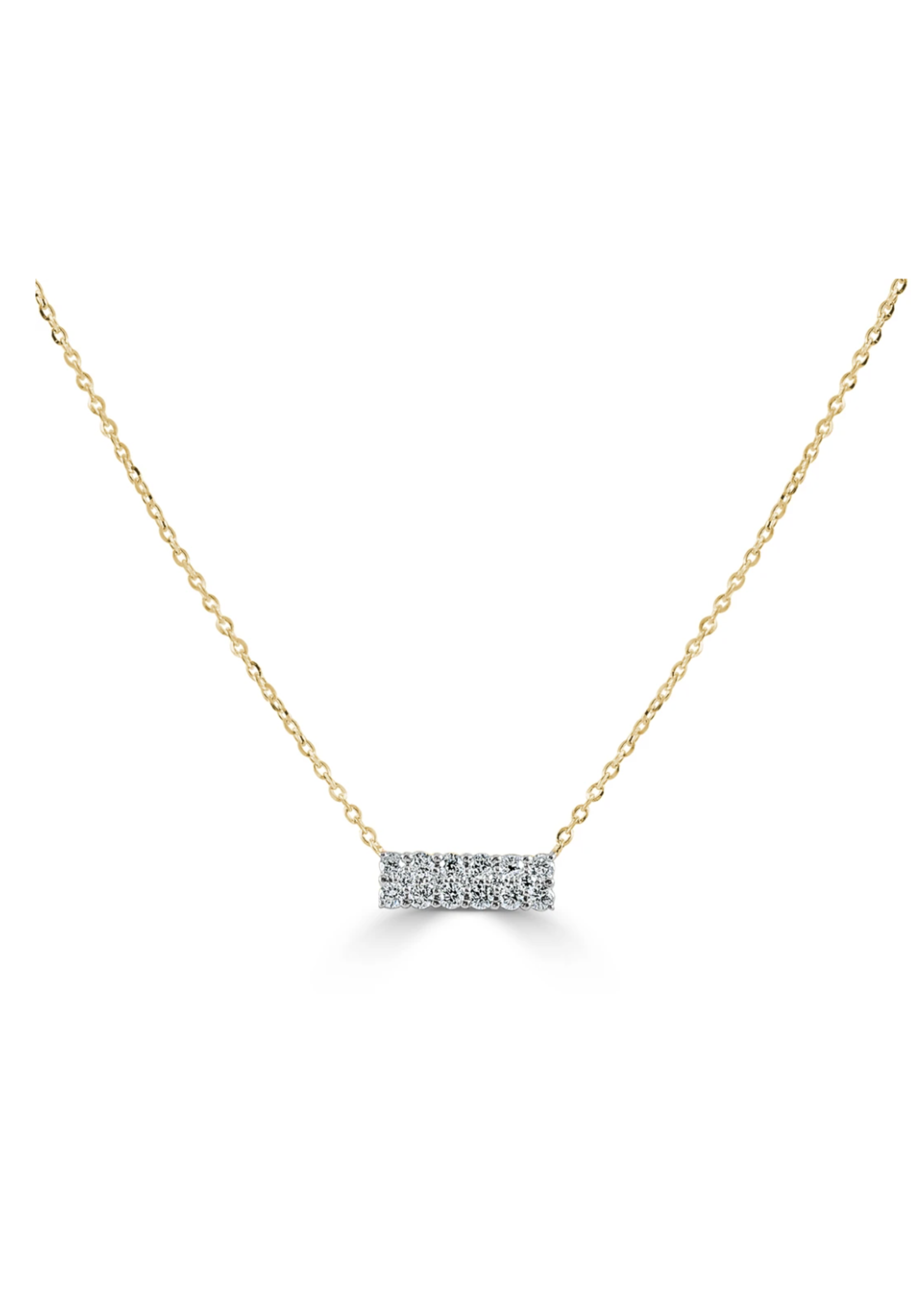 Jill Alberts Diamond Bar Necklace