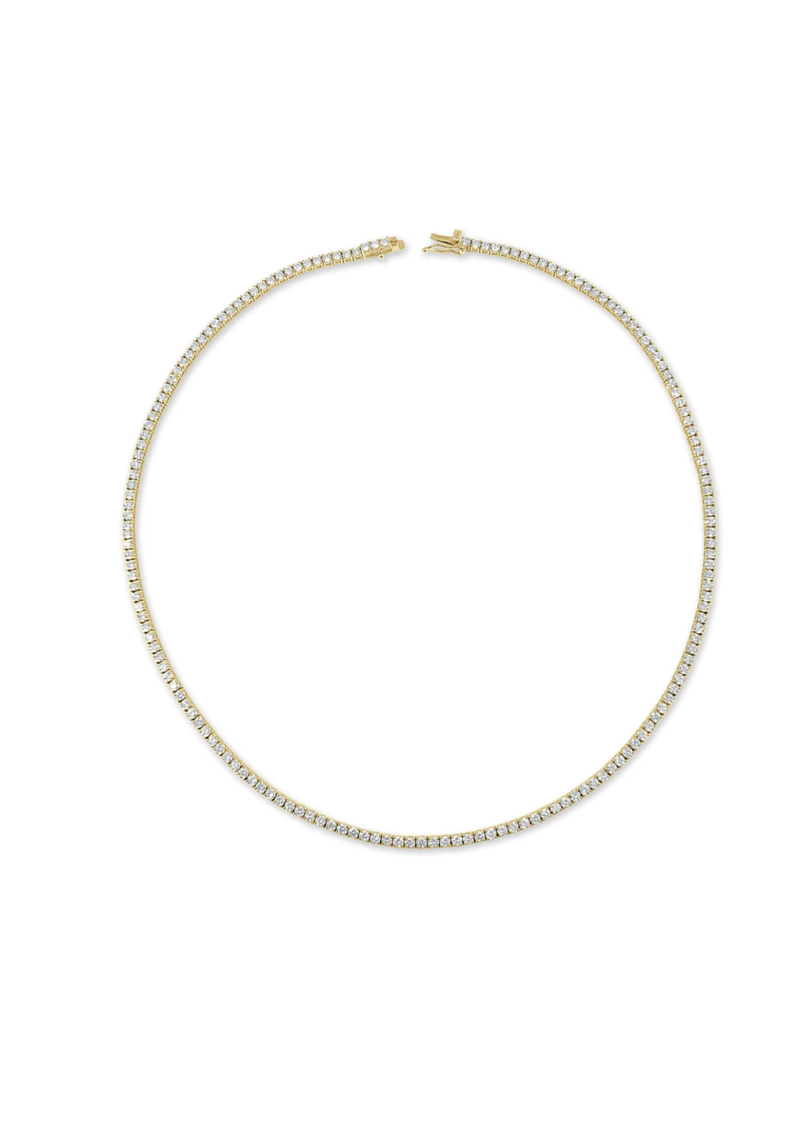 Jill Alberts Diamond Tennis Necklace