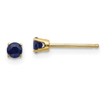 Jill Alberts September Sapphire Stud Earrings