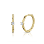 Jill Alberts Diamond Huggie Earrings