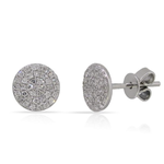 Jill Alberts 14k WG Round Diamond Stud Earrings 0.21cts