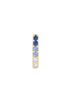 Rachel Reid Single Diamond & Sapphire Ombre Bar Stud Earring